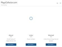 Tablet Screenshot of megocollector.com